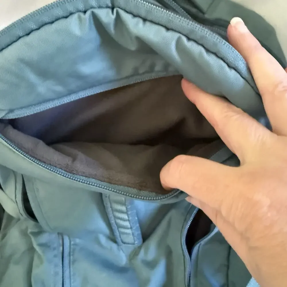 The North Face Surge Flex Vent Blue Backpack Hiking School Commute Travel Bag